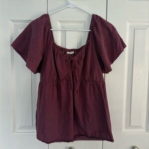 Women's Maurice’s Burgundy Top